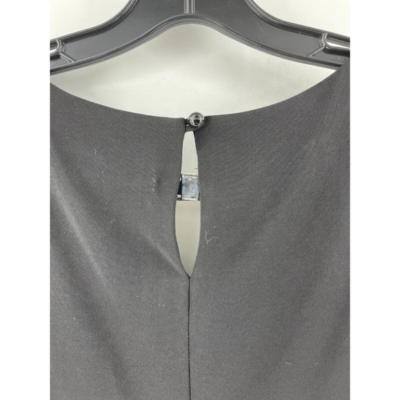 Scarlett Women's Black Sleeveless Cut Out Neck Party Cocktail Dress Size 8 - Picture 6 of 15